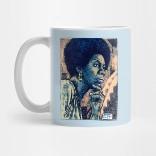 Nina Simone, by Maximiliano Lopez Barrios Mug